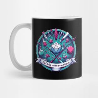 Dungeons and Dragons - Bad Rolls Make Great Stories Mug